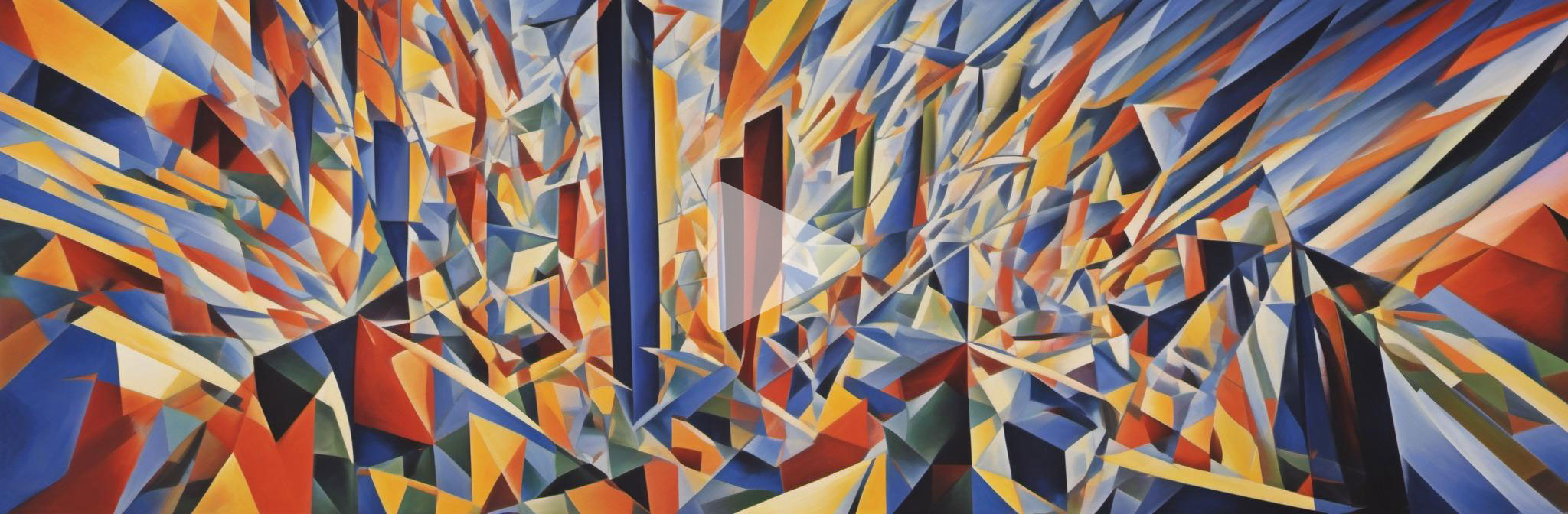 A tangle of vibrant, dynamic lines, intersecting as if by racing cars